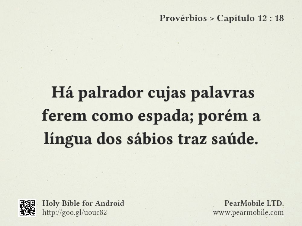 Provérbios, Capítulo 12:18